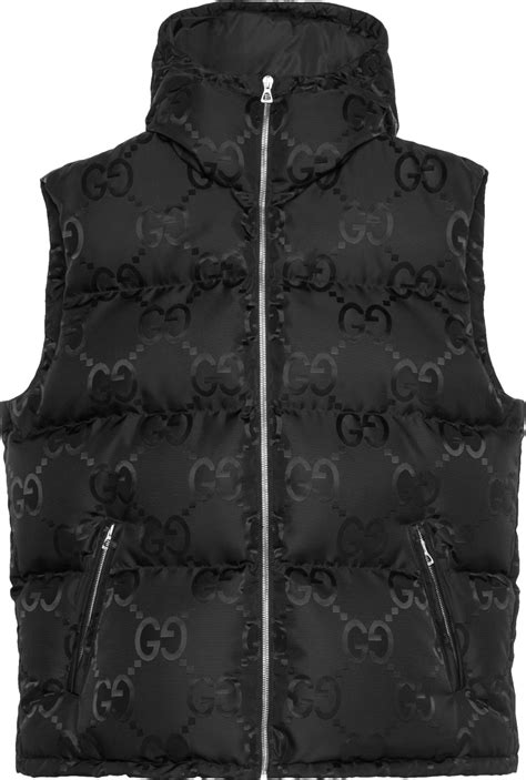 customized gucci bulletproof vest|Gucci puffer vest.